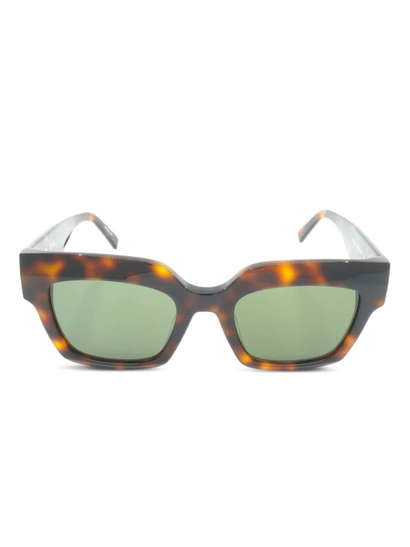 tortoiseshell square-frame sunglasses 1
