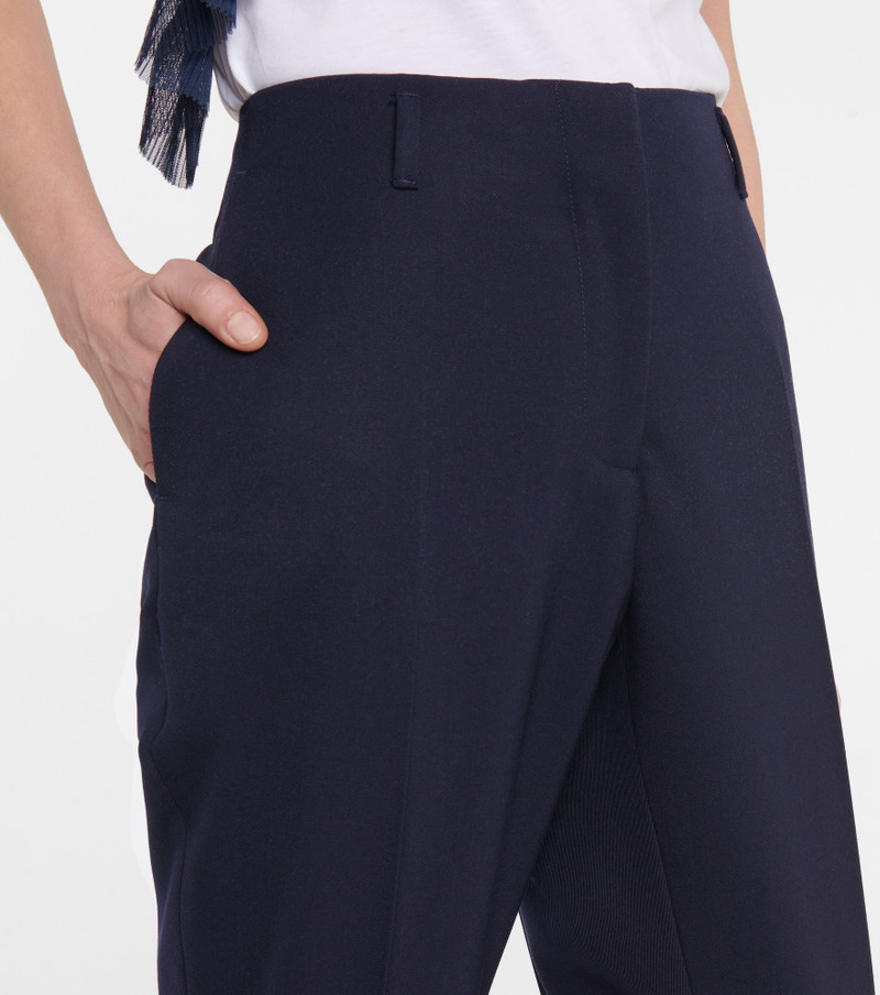 Mid-rise straight pants 4