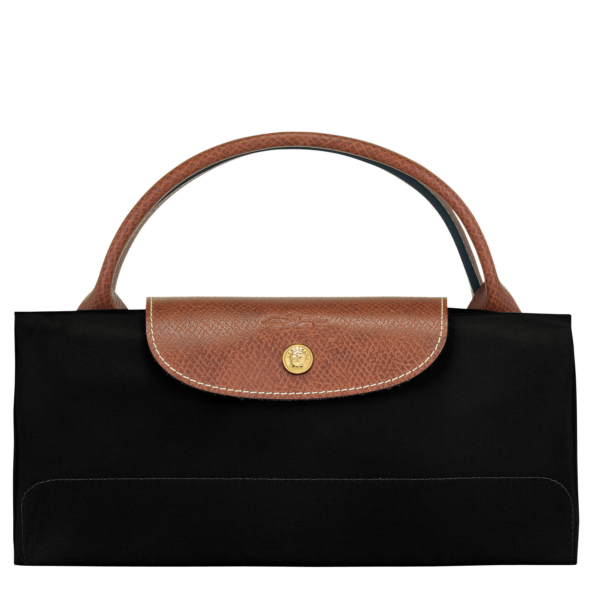 Le Pliage Original M Travel bag Black - Recycled canvas - 6