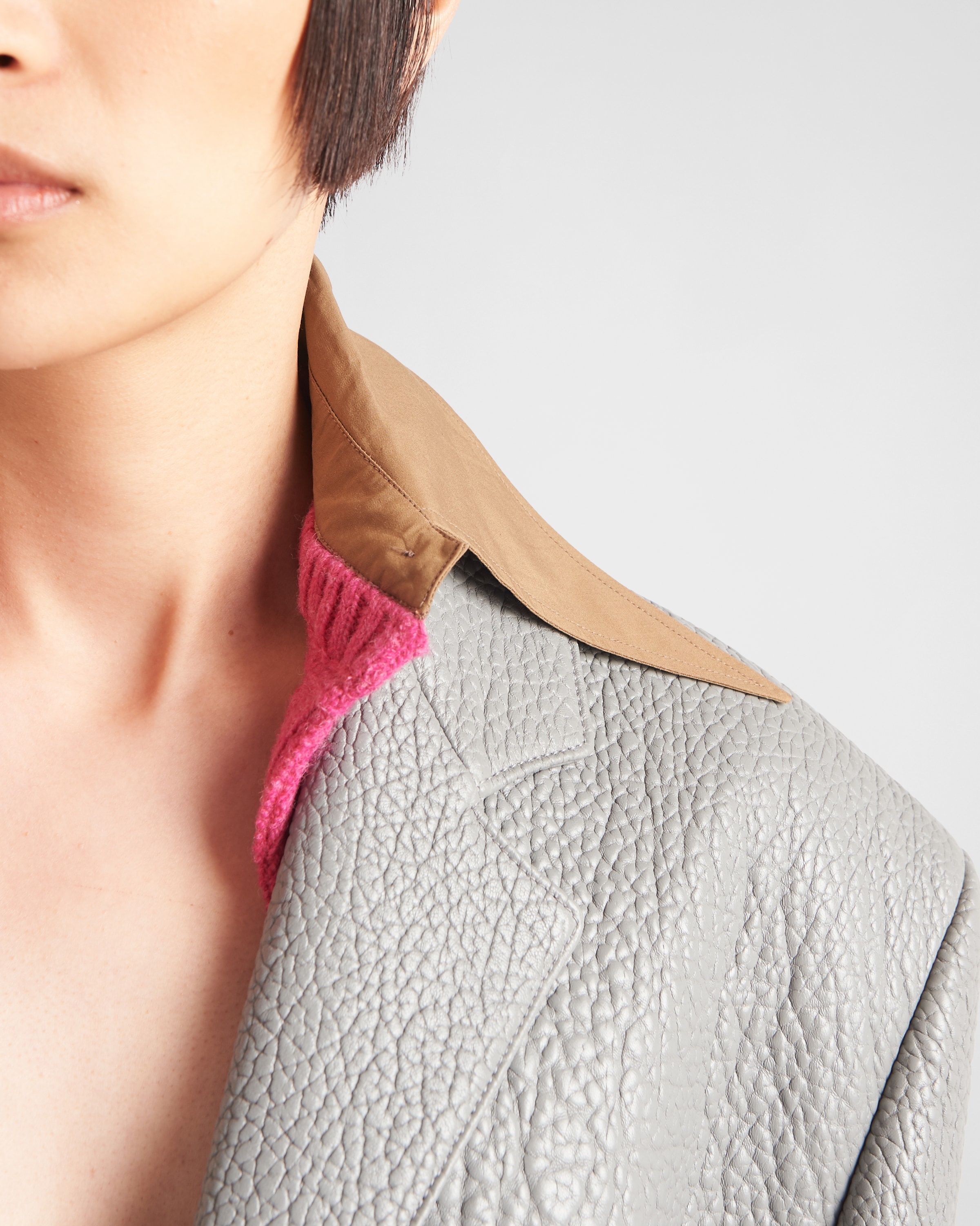 Single-breasted nappa leather jacket - 6