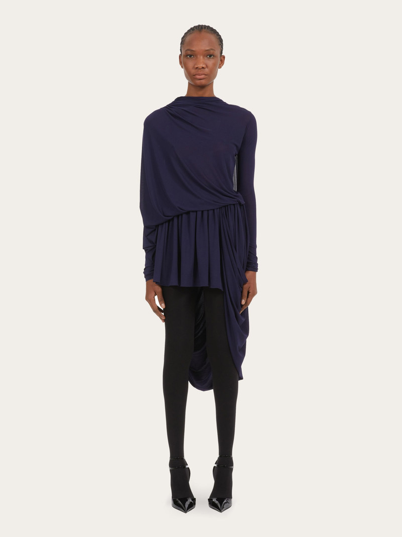 Asymmetric drape 드레스 6