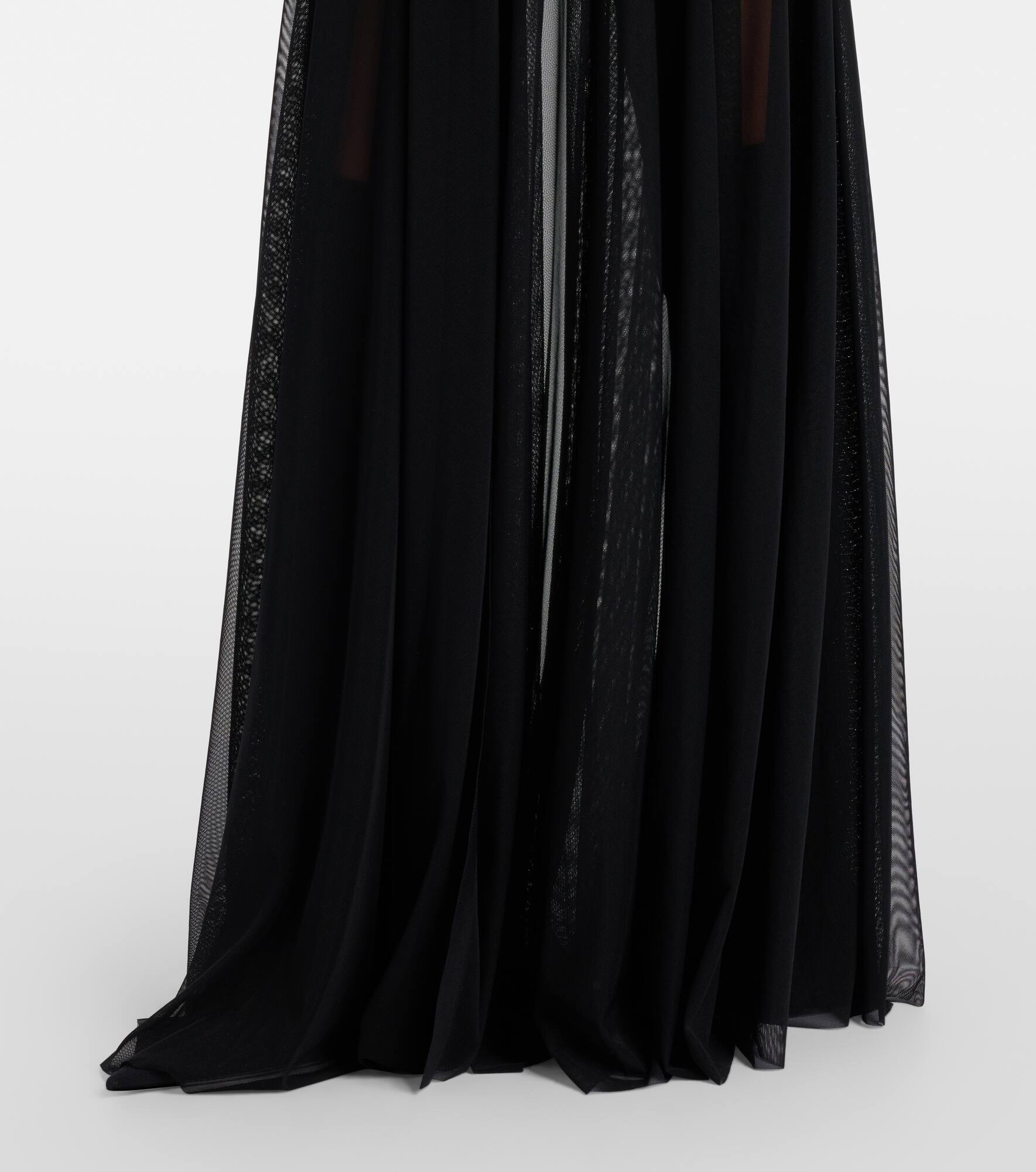 Bow-detail flared gown - 5