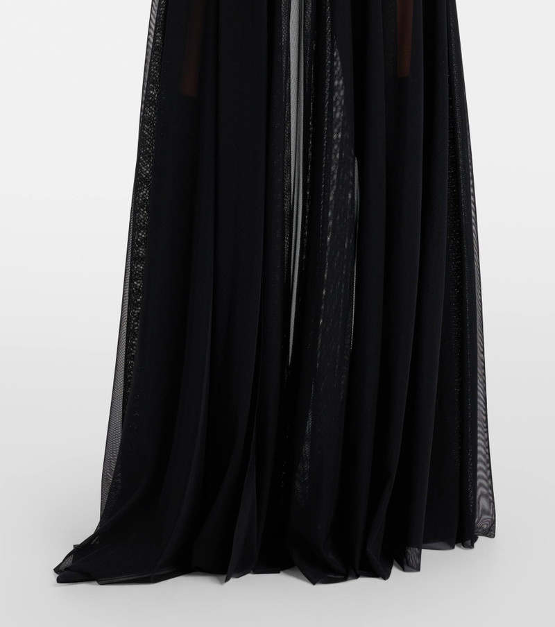 Bow-detail flared gown 5