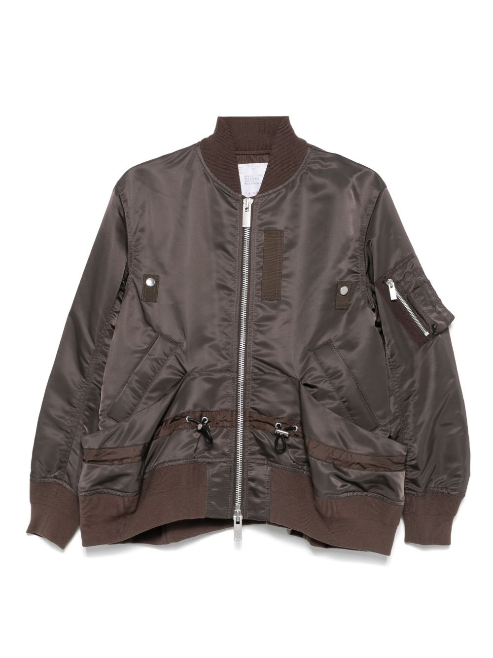 Sacai Women Nylon Bomber Jacket - 1