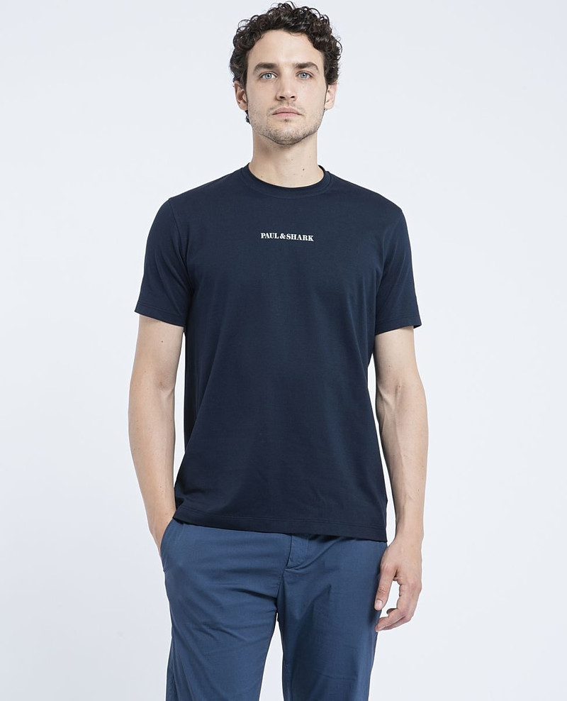 Paul & Shark Organic cotton T-Shirt with print outlook