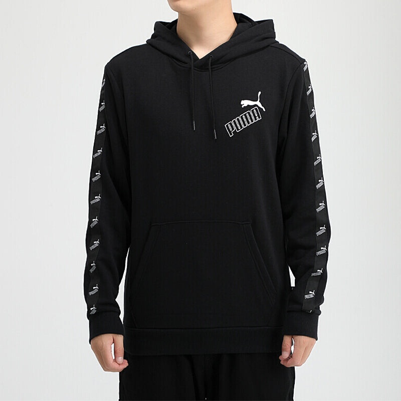 PUMA Amplified Printed Hooded Fleece Black 583518-01 - 4