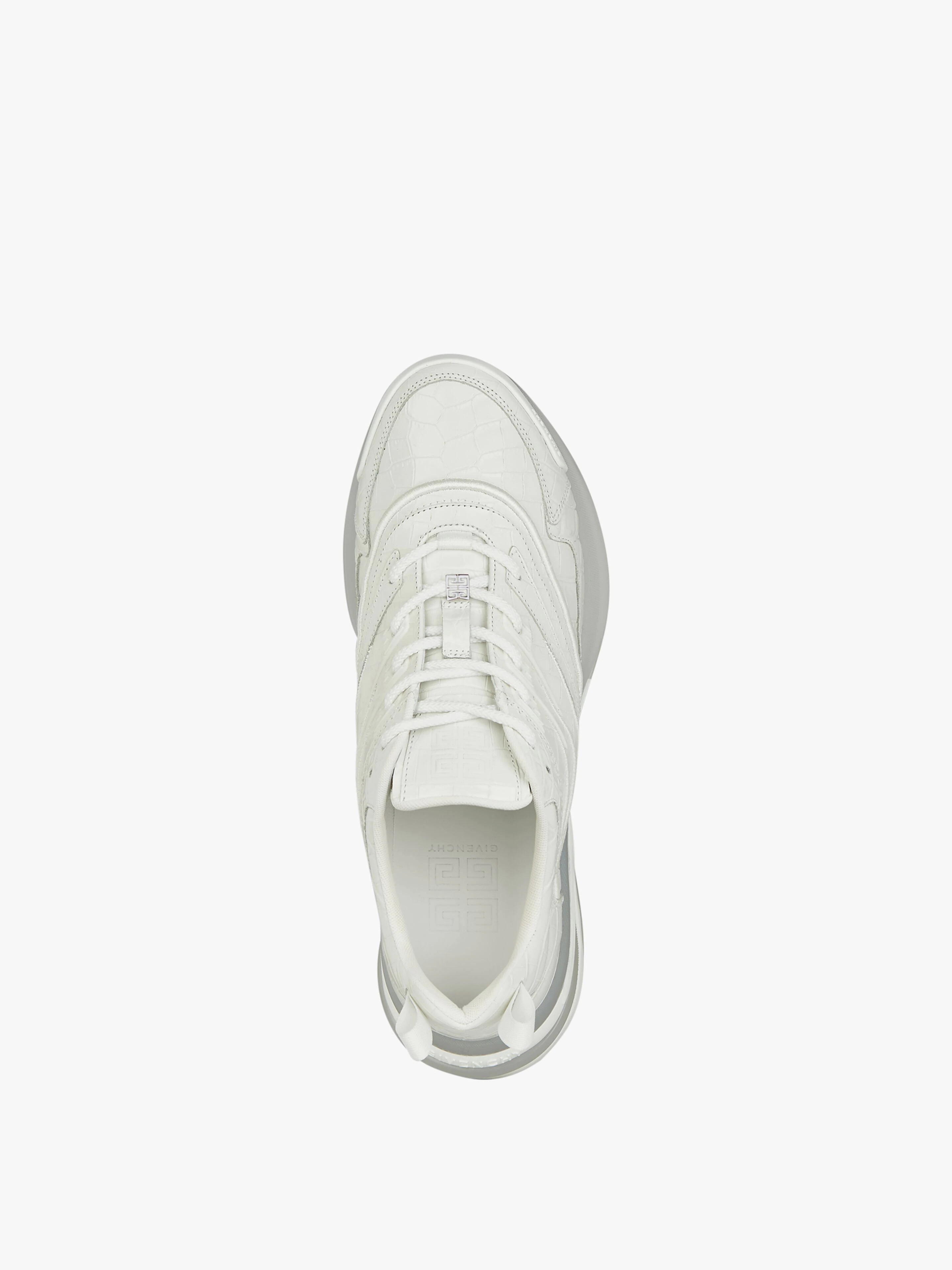 GIV 1 SNEAKERS IN CROCODILE EFFECT LEATHER - 4