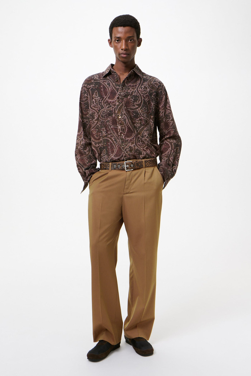 Our Legacy Borrowed Chino Bronze Cangiante Fine Wool outlook