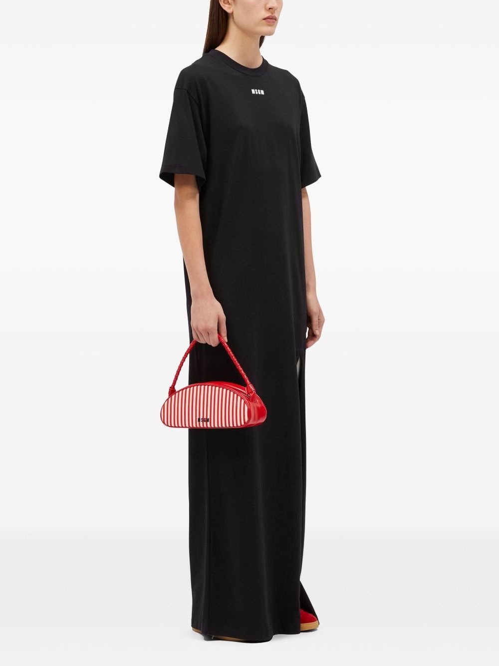 logo-print maxi dress - 3