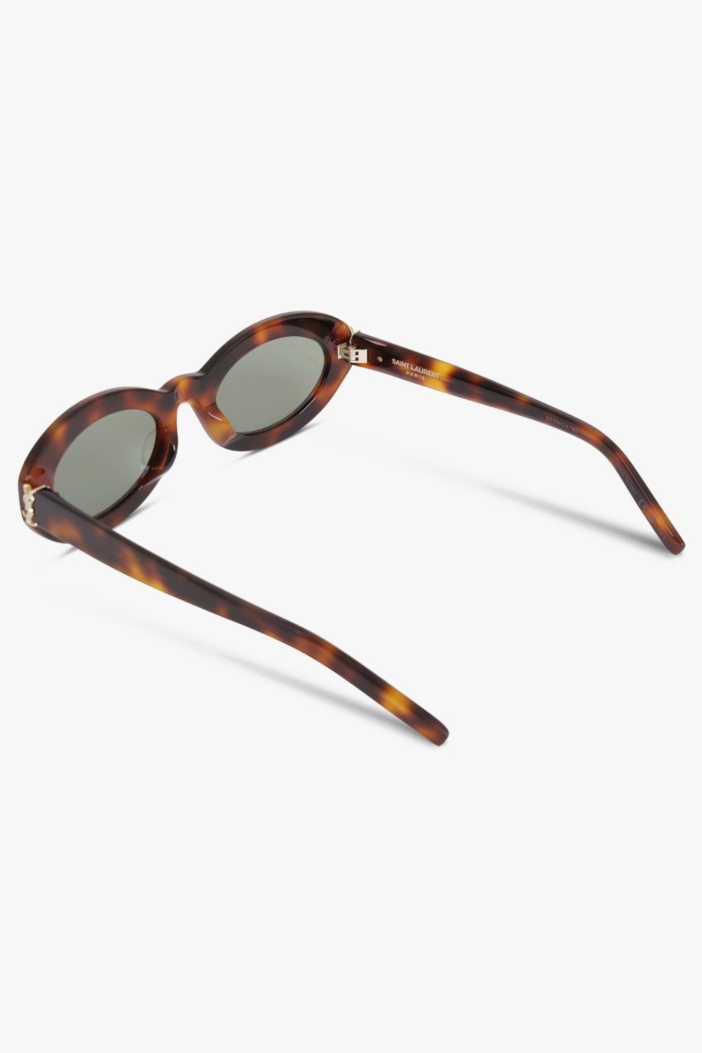 SL M136 MONOGRAMME ACETATE SUNGLASSES | MEDIUM HAVANA + LIGHT GOLD/GREEN - 3