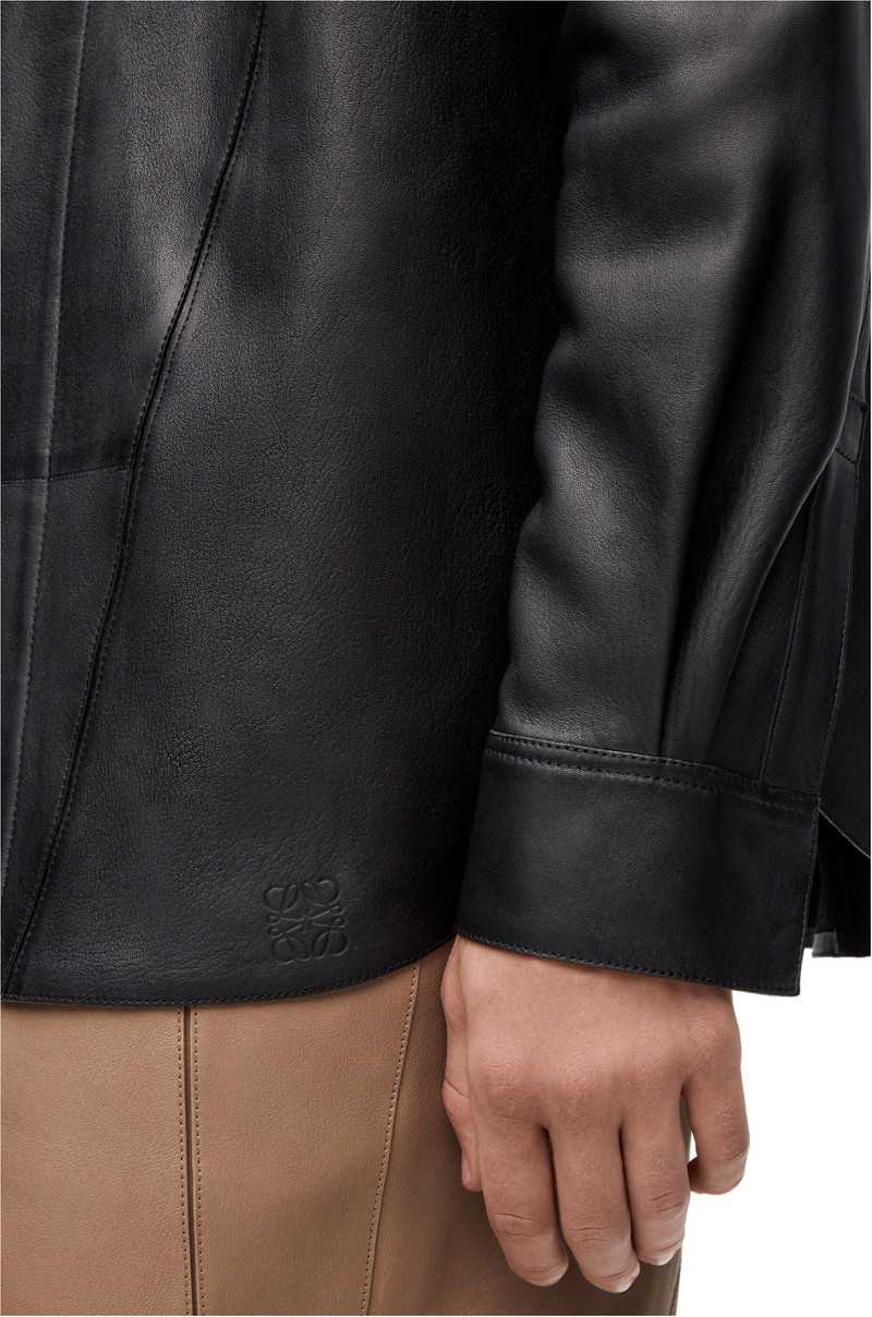 Puzzle shirt in nappa lambskin 5