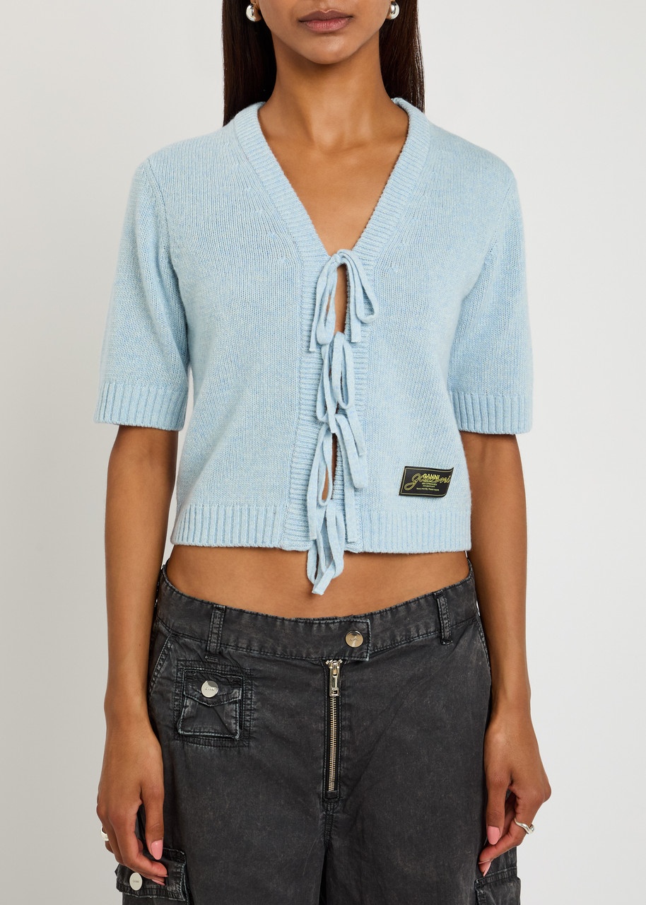 Ganni Future Wool-blend Cardigan - 2