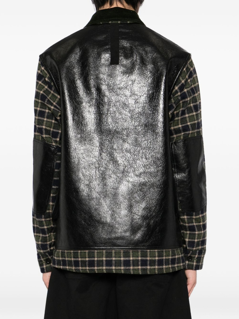 check patchwork jacket 4