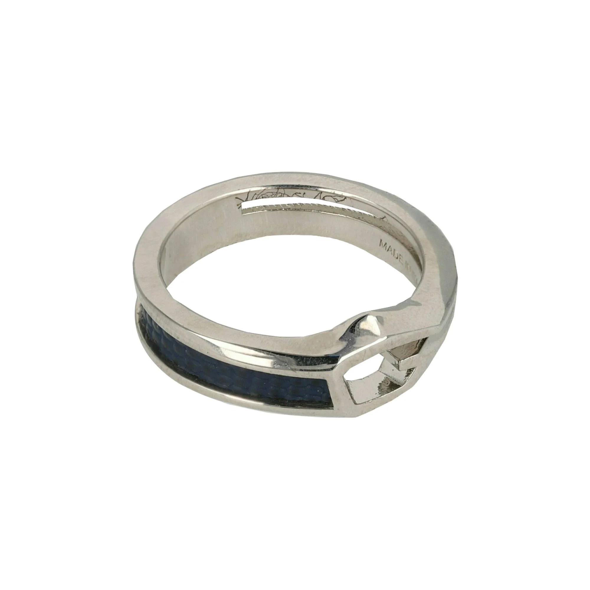 Givenchy Cut Ring 'Blue/Silver' - 1