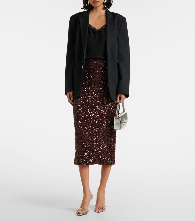 ROTATE Sequined midi dress outlook