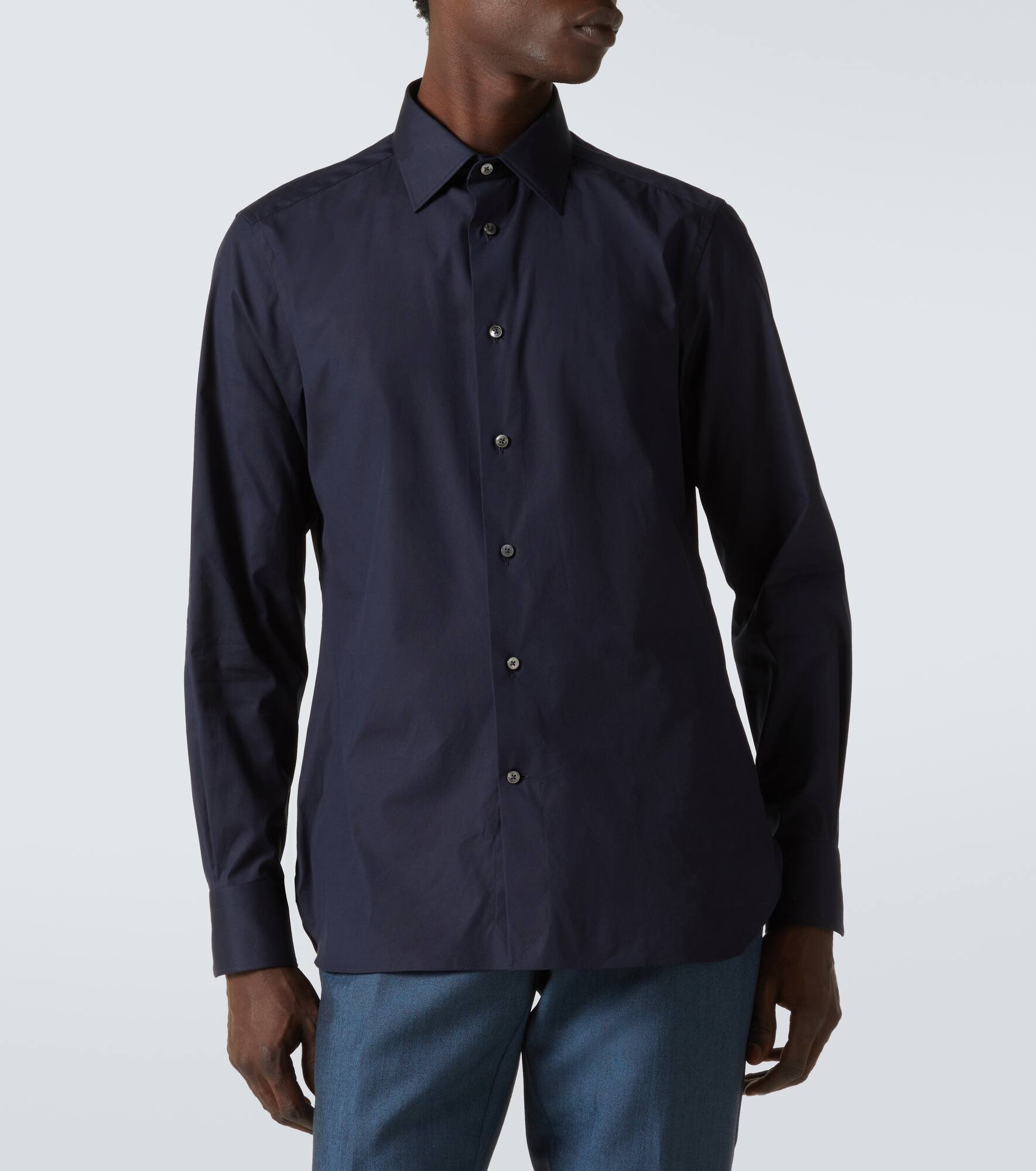 Cotton-blend shirt - 3