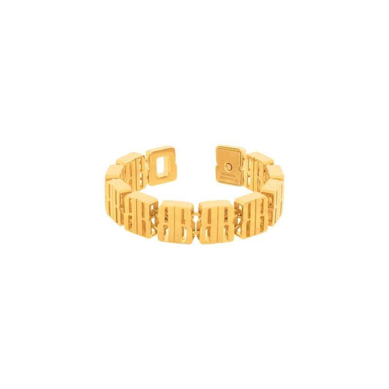 BALENCIAGA Women's Nano Link Bracelet  in Gold outlook