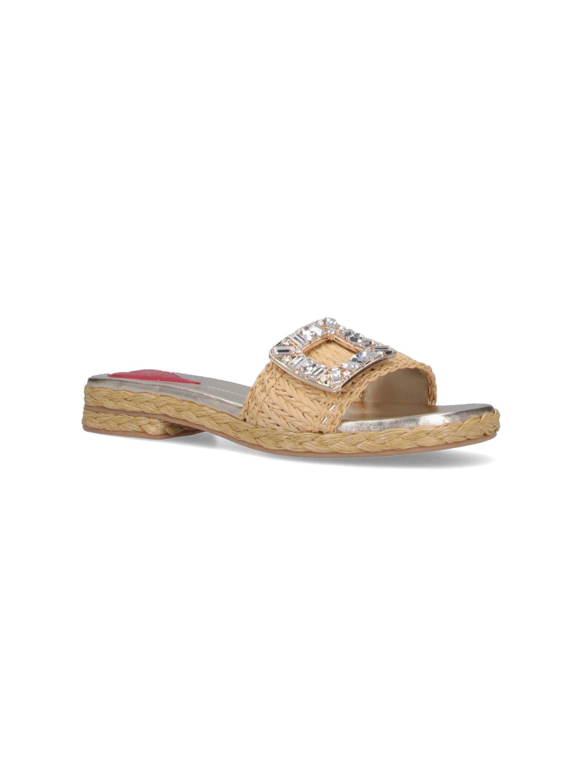 "STRASS BUCKLE" SLIDE SANDALS - 2