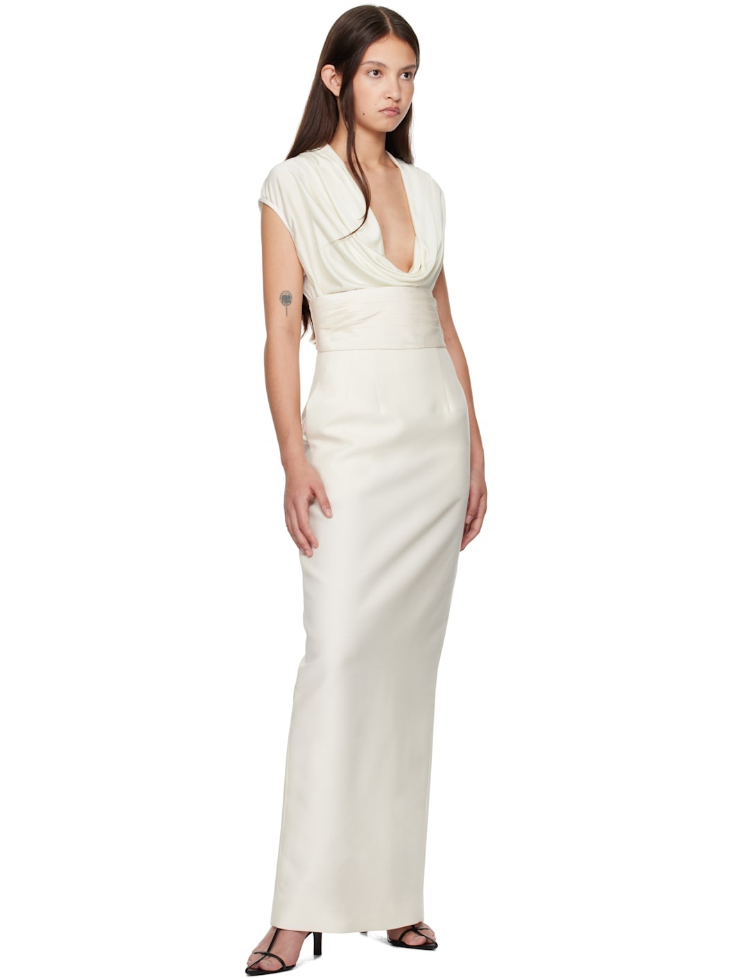 Off-White Tux Maxi Skirt - 4
