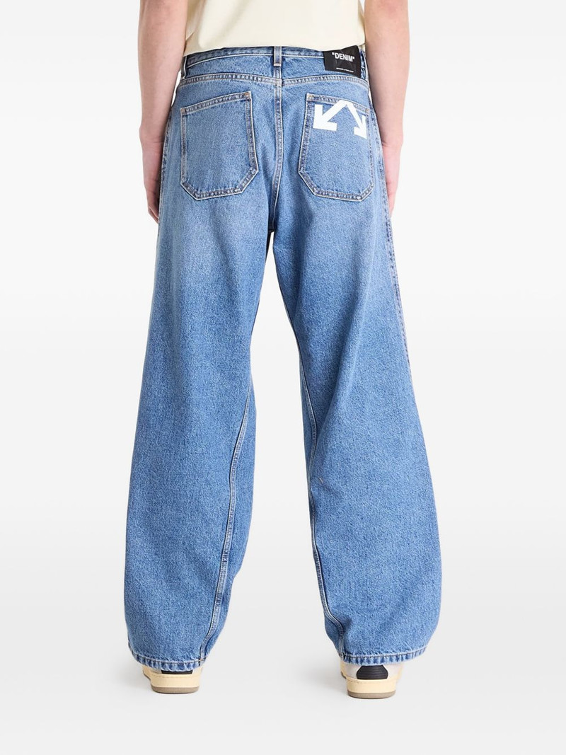 Off-White wide-leg jeans outlook