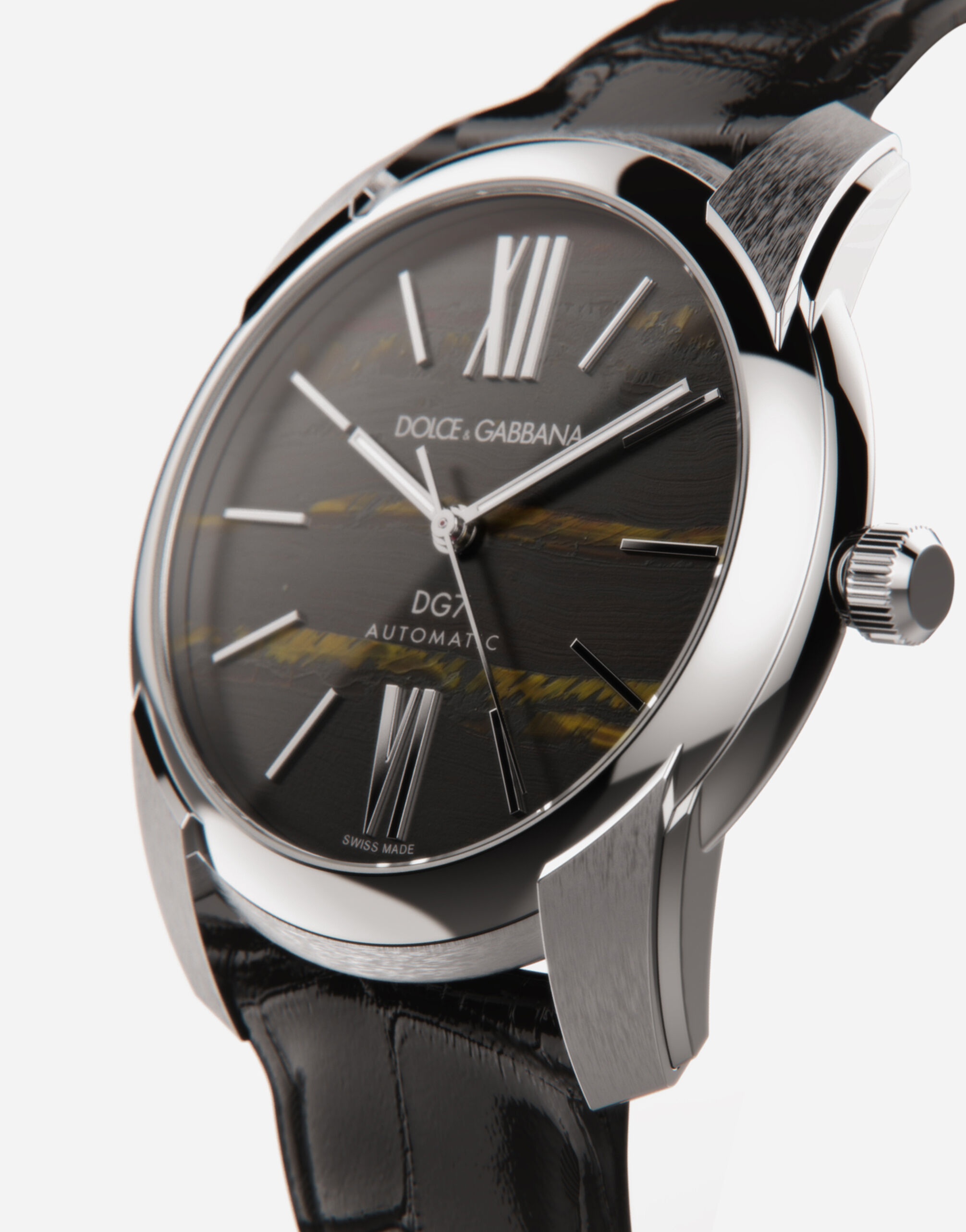 Steel and tiger’s eye watch - 2