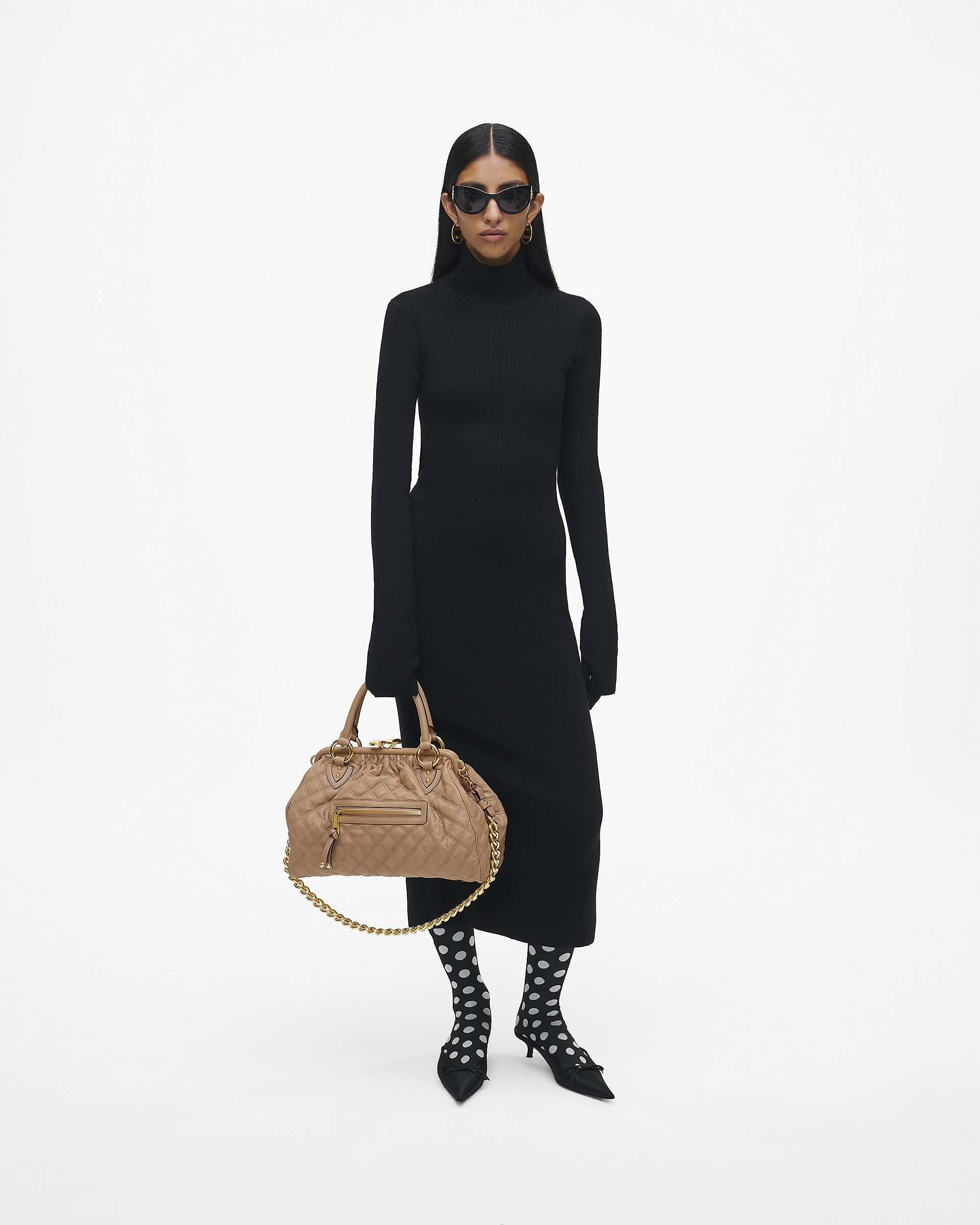 RE-EDITION QUILTED LEATHER STAM BAG - 2