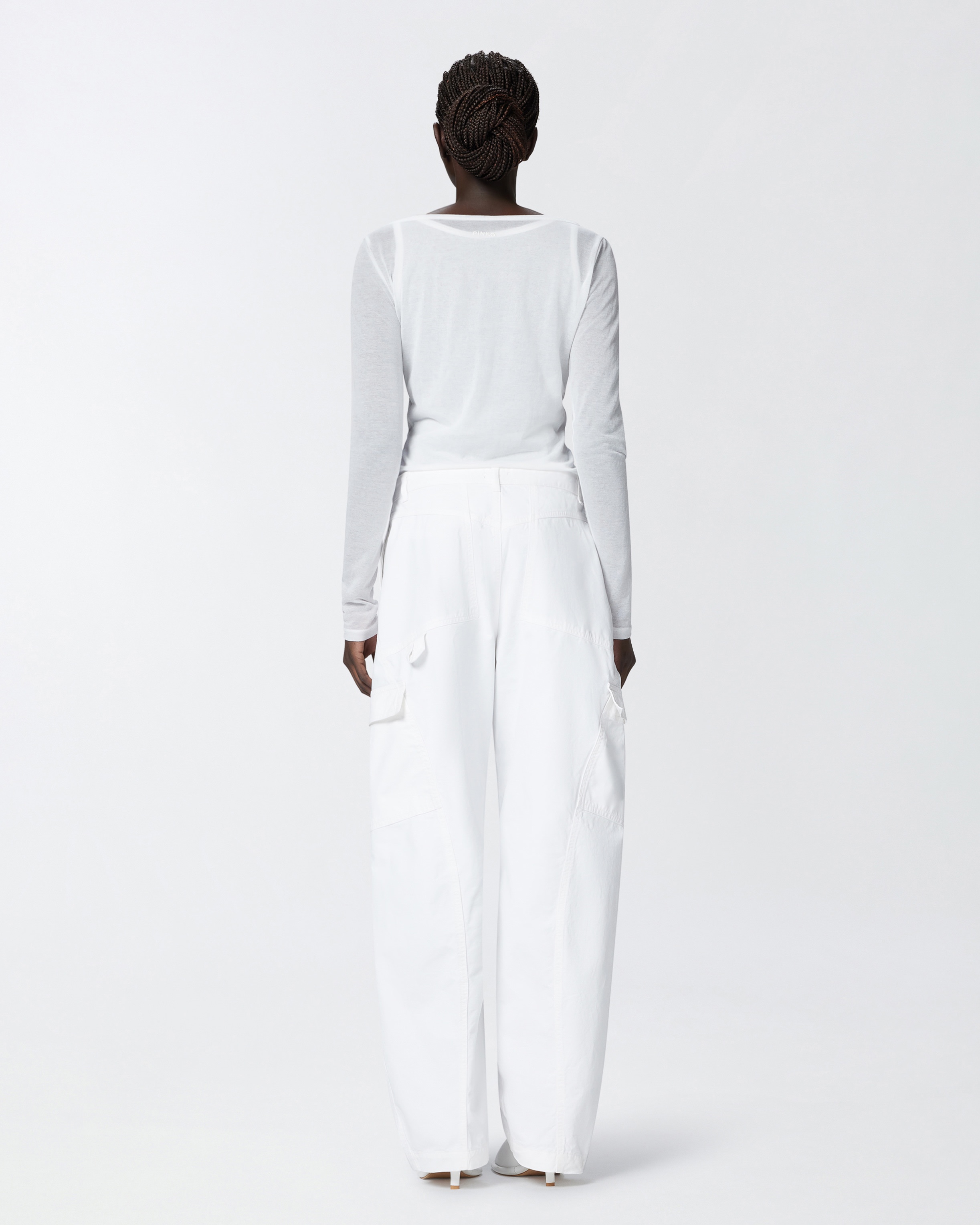 WIDE-LEG WORKWEAR TROUSERS WITH POCKETS - 4