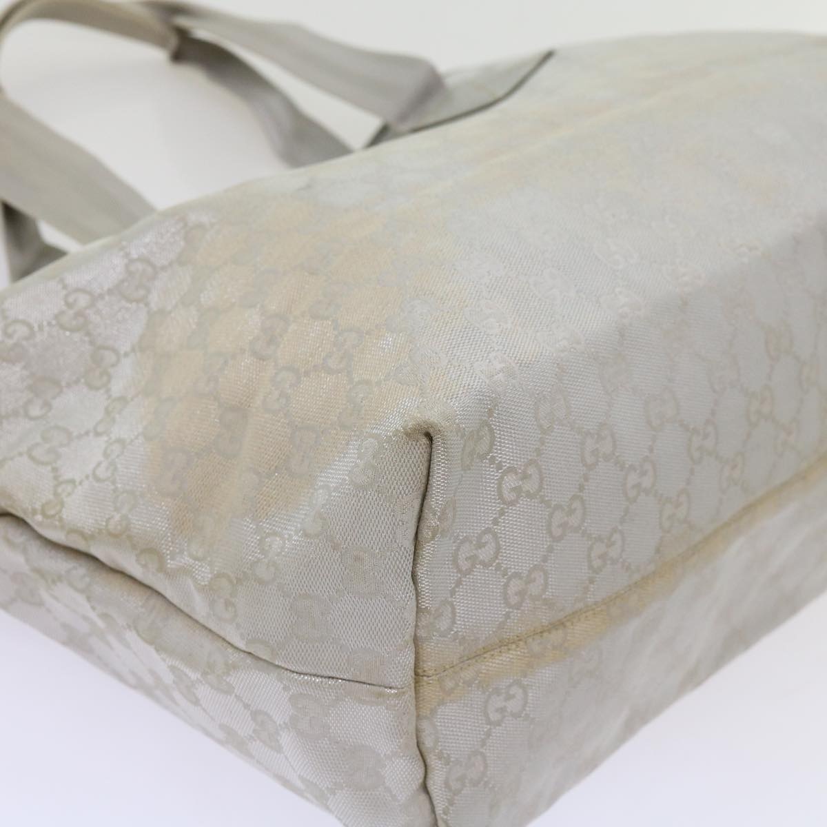 GUCCI GG Canvas Tote Bag Outlet Silver - 11