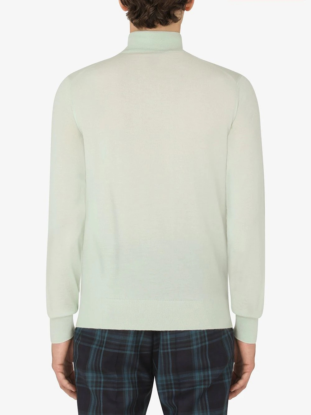 knitted roll-neck jumper - 4