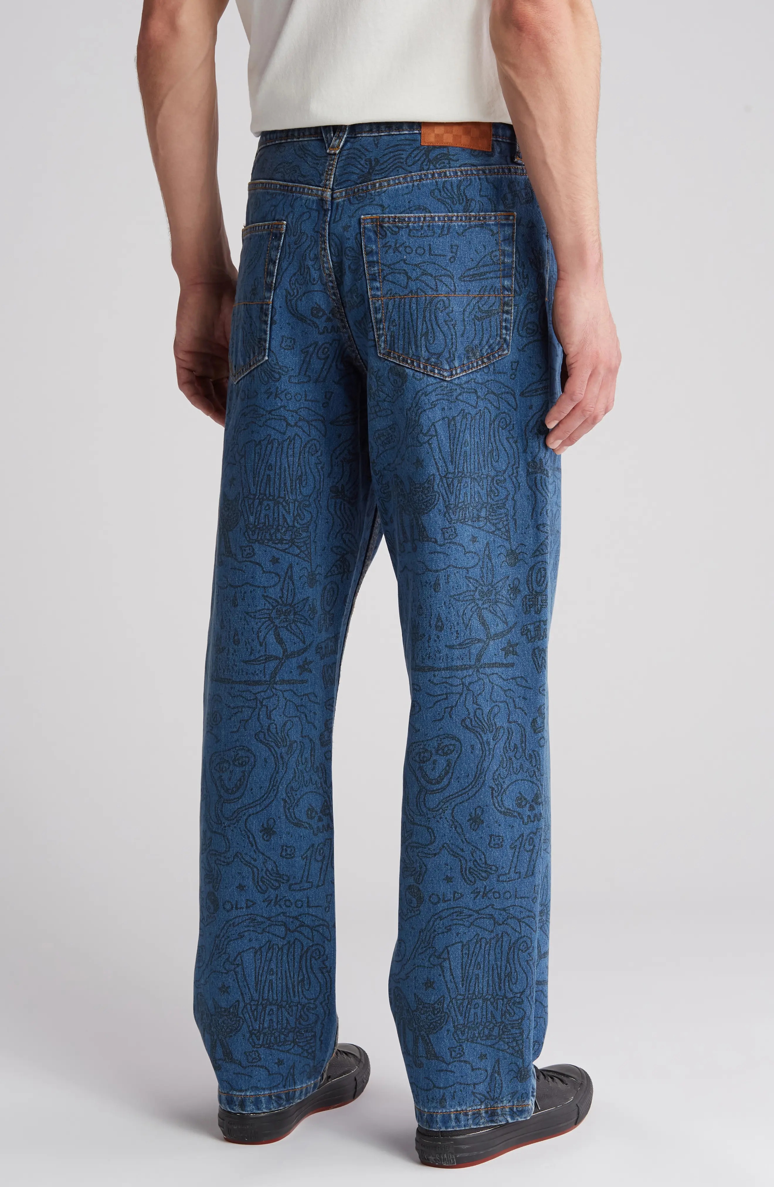 Jean print vans shop