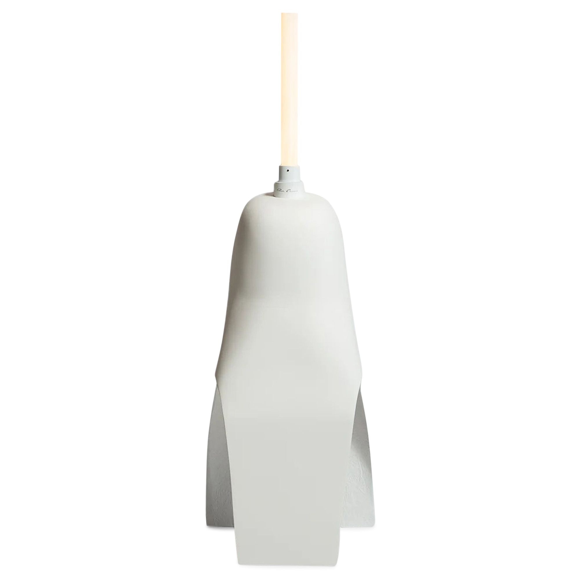 Rick Owens Hedjet Helmet Lamp 'White' - 3