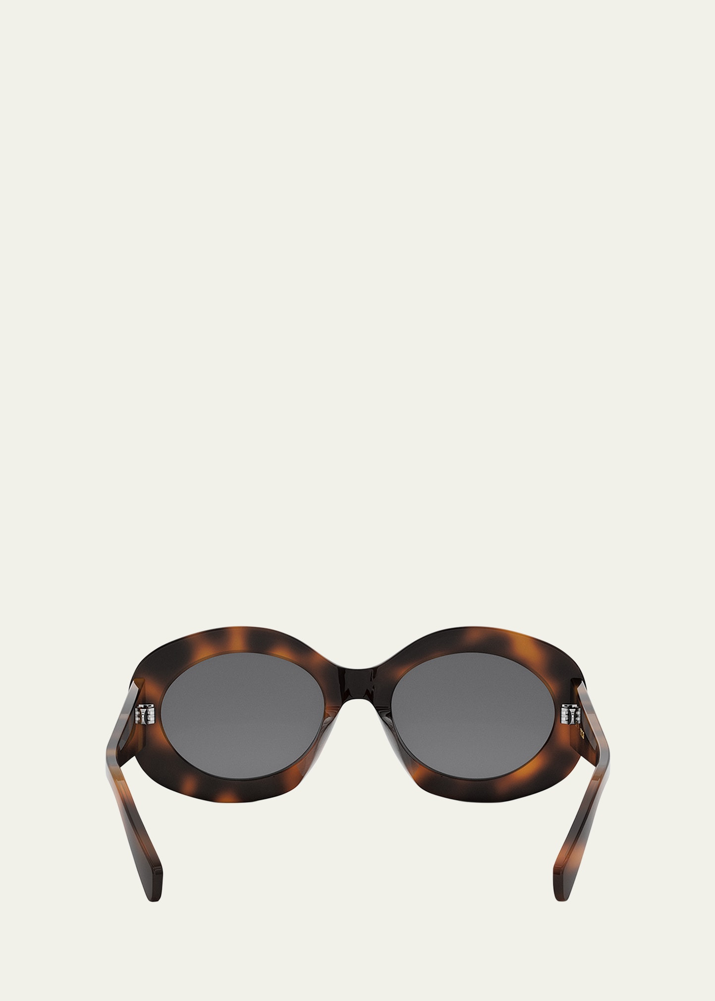 Triomphe Round Acetate Sunglasses - 5