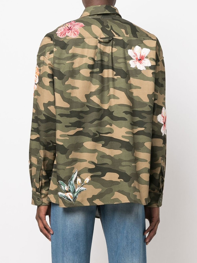 floral camouflage-print shirt 4