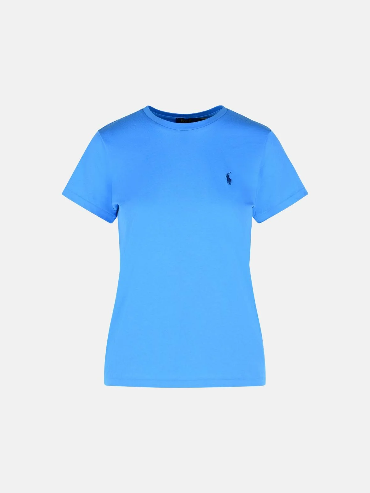 LIGHT BLUE COTTON T-SHIRT - 1
