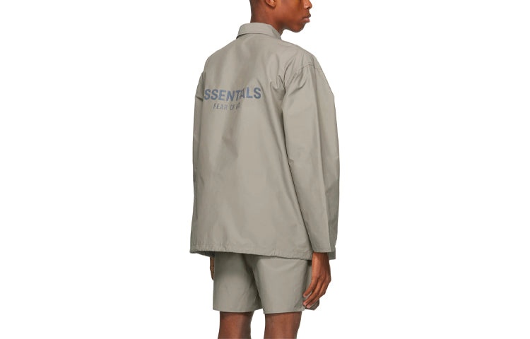 Fear of God Essentials FW21 Souvenir Jacket 'Taupe' FOG-FW21-082 - 3