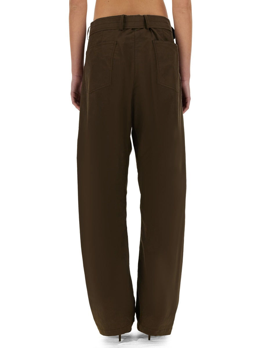 Magda Butrym Women "Wide-Leg" Pants With Belt - 3