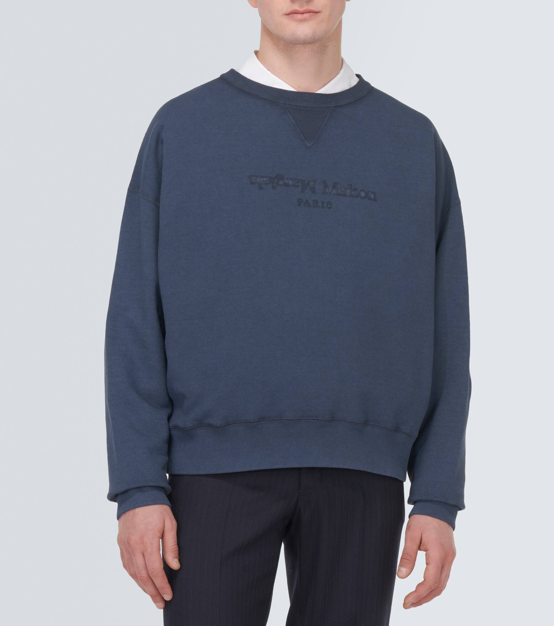 Logo cotton jersey sweatshirt - 3