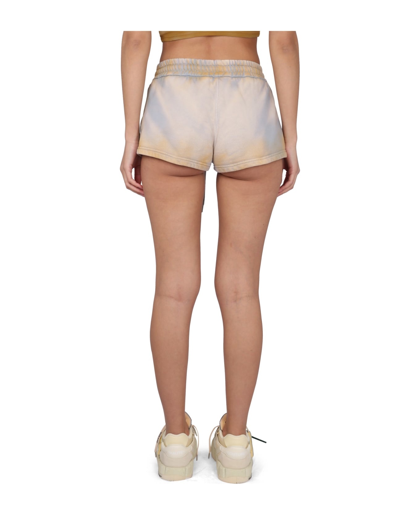 Drawstring High Waist Shorts - 4