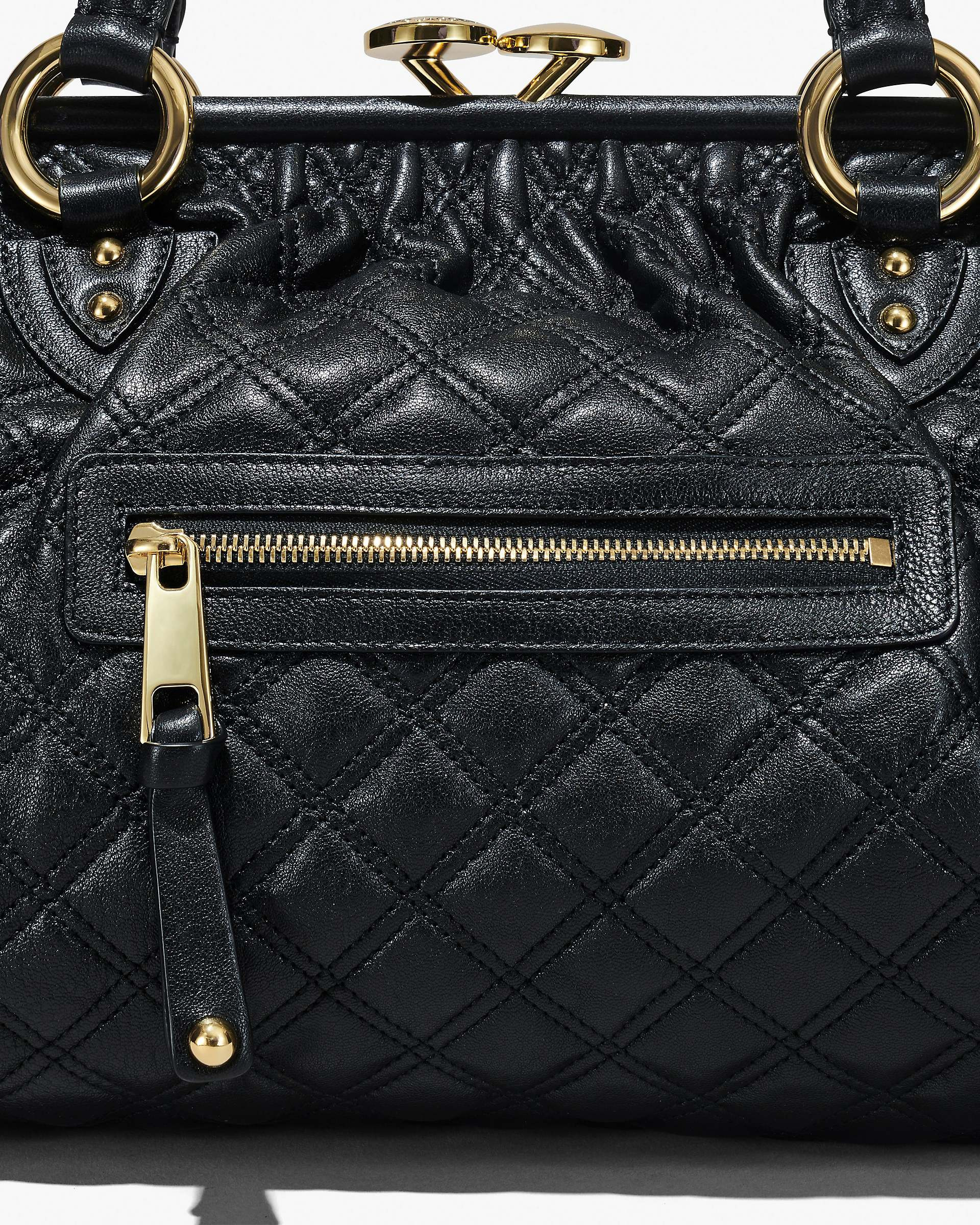 RE-EDITION QUILTED LEATHER STAM BAG - 5
