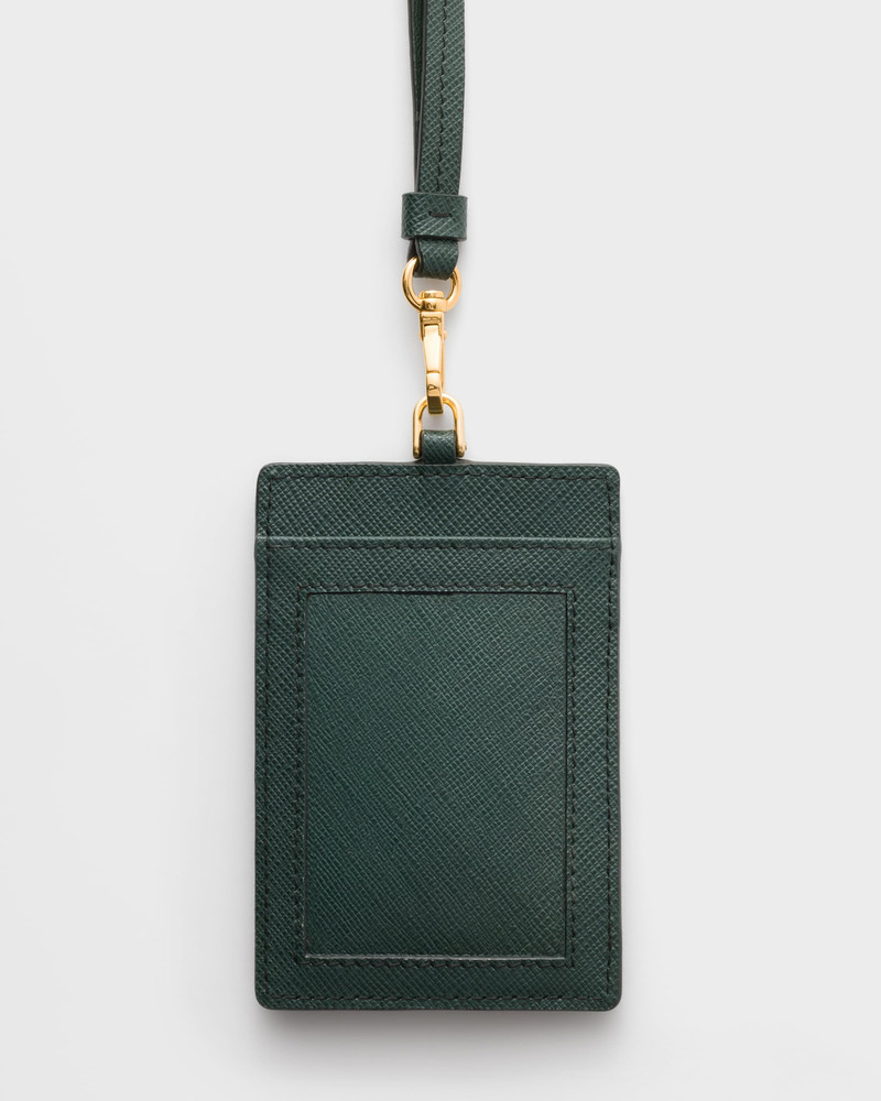 Saffiano Leather Badge Holder 3
