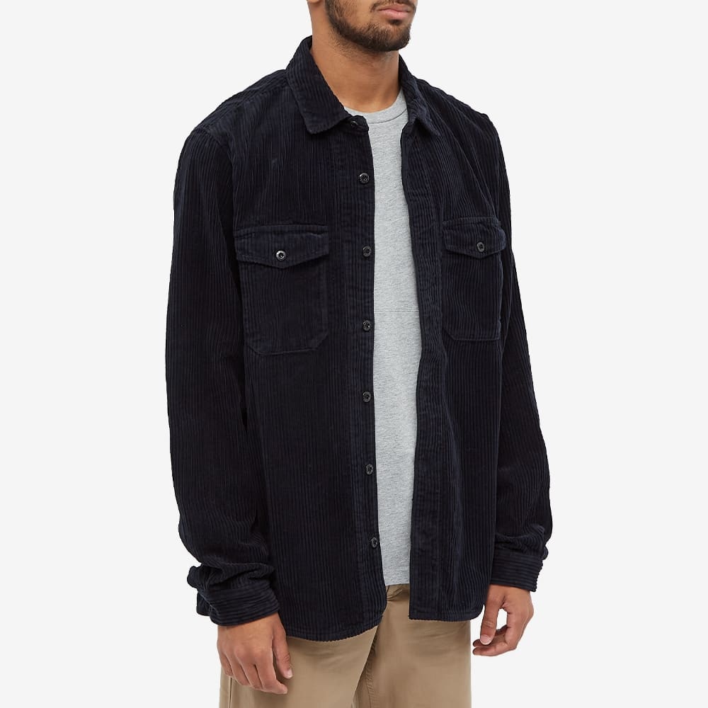 Stone Island Compass Sleeve Cord Shirt - 5