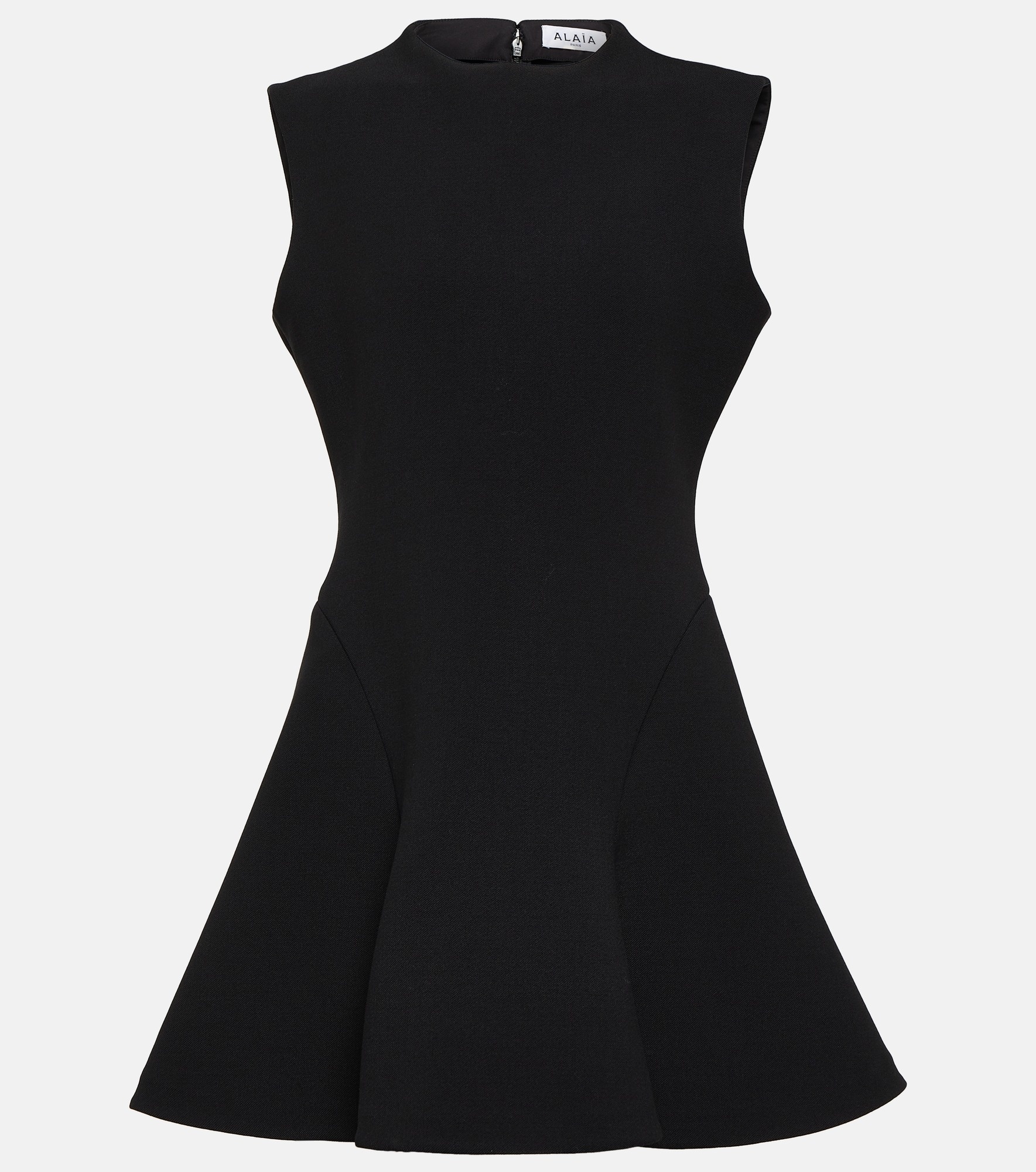`A-line crepe minidress - 1