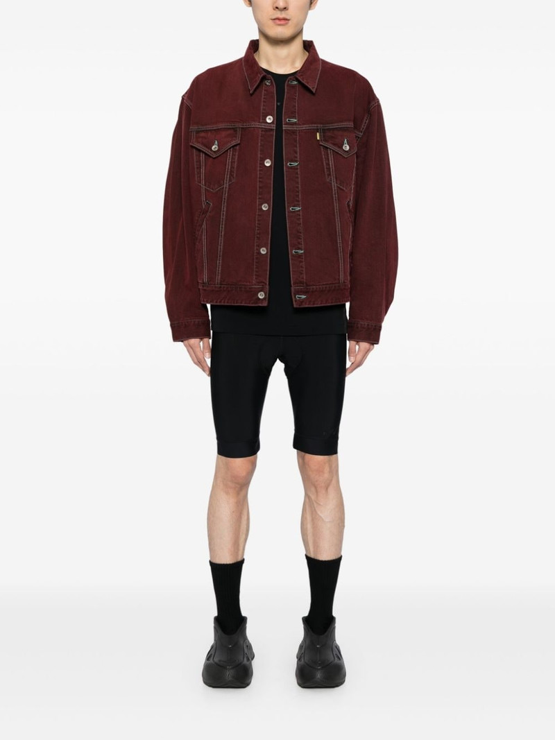 doublet contrast-stitching denim jacket outlook