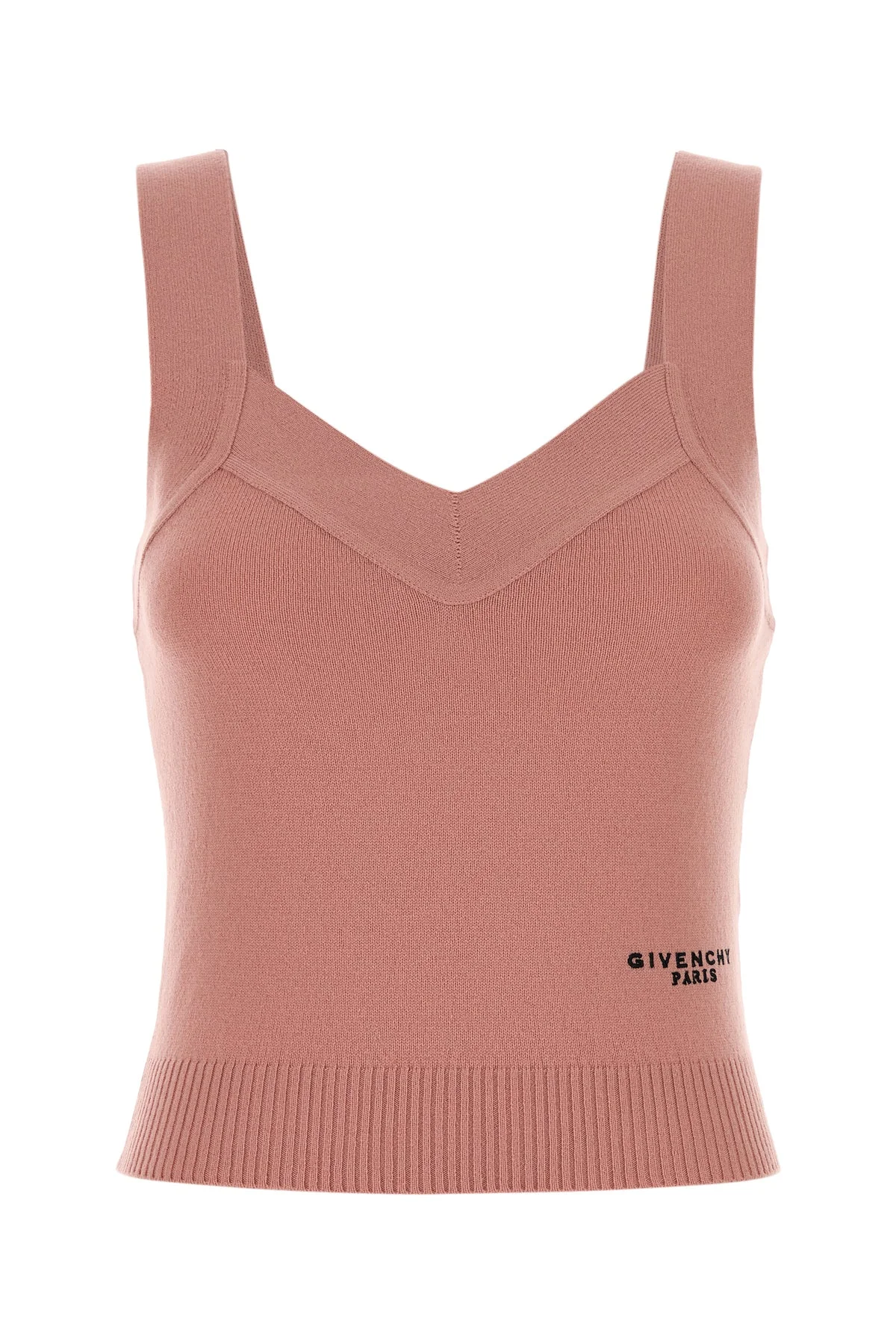 Pink wool blend tank top - 1