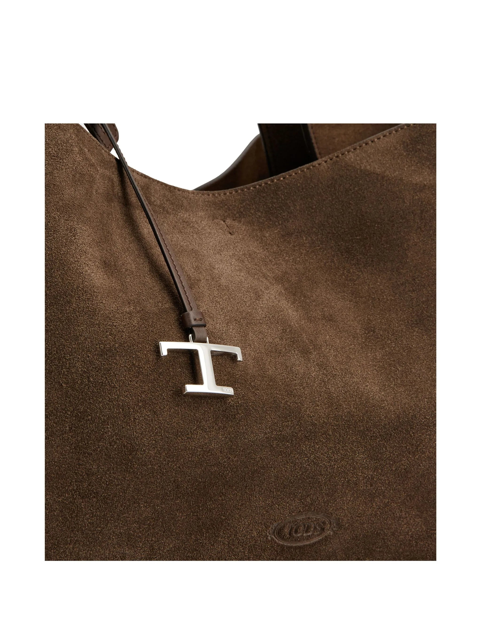 Tod's Medium Suede Tote Bag - 3