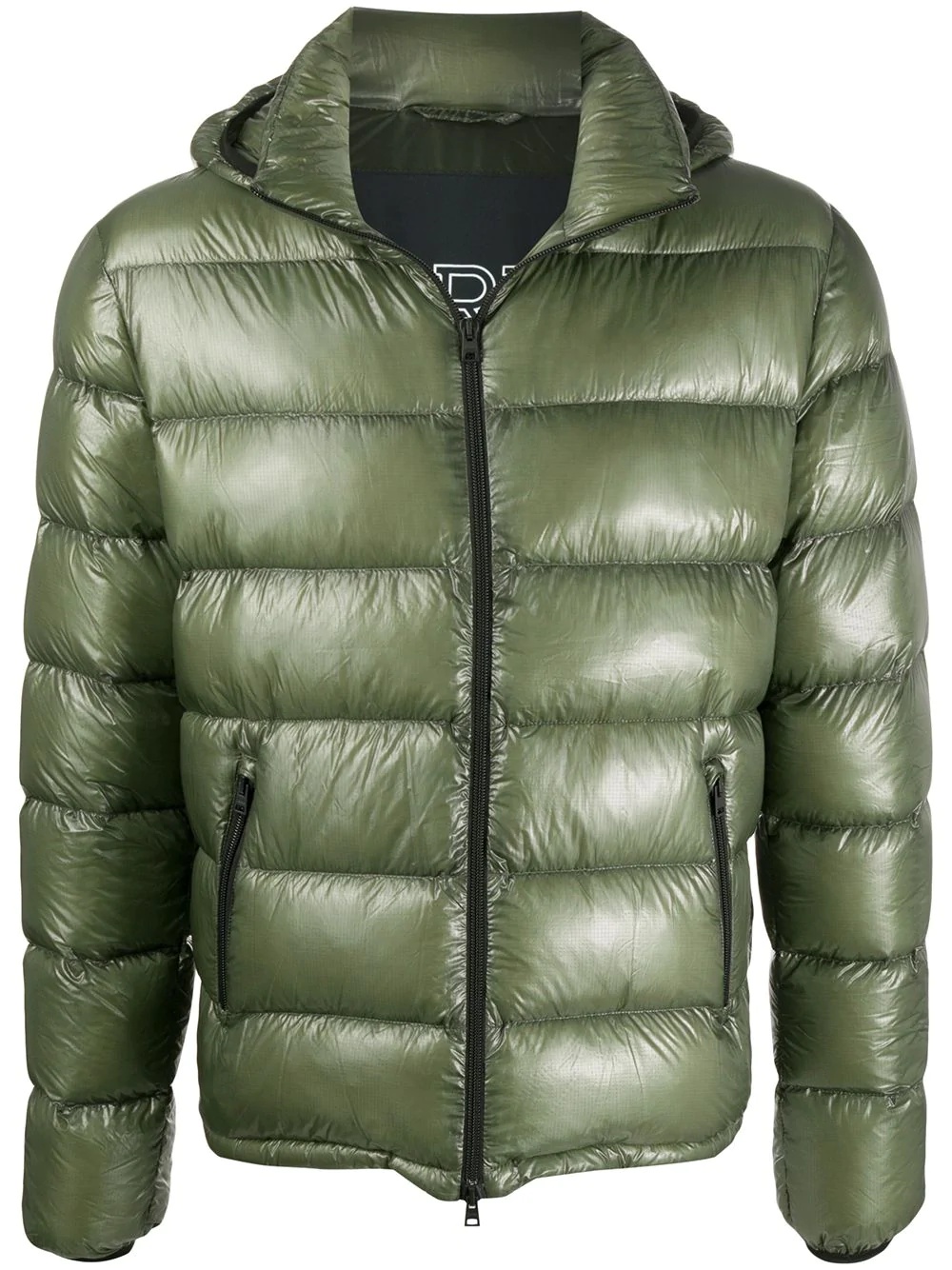 down-filled padded jacket - 1