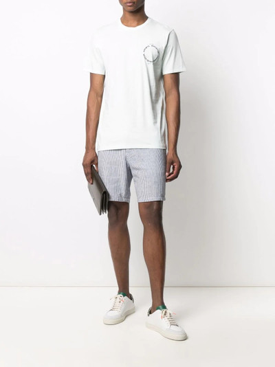 rag & bone stripe-print linen shorts outlook