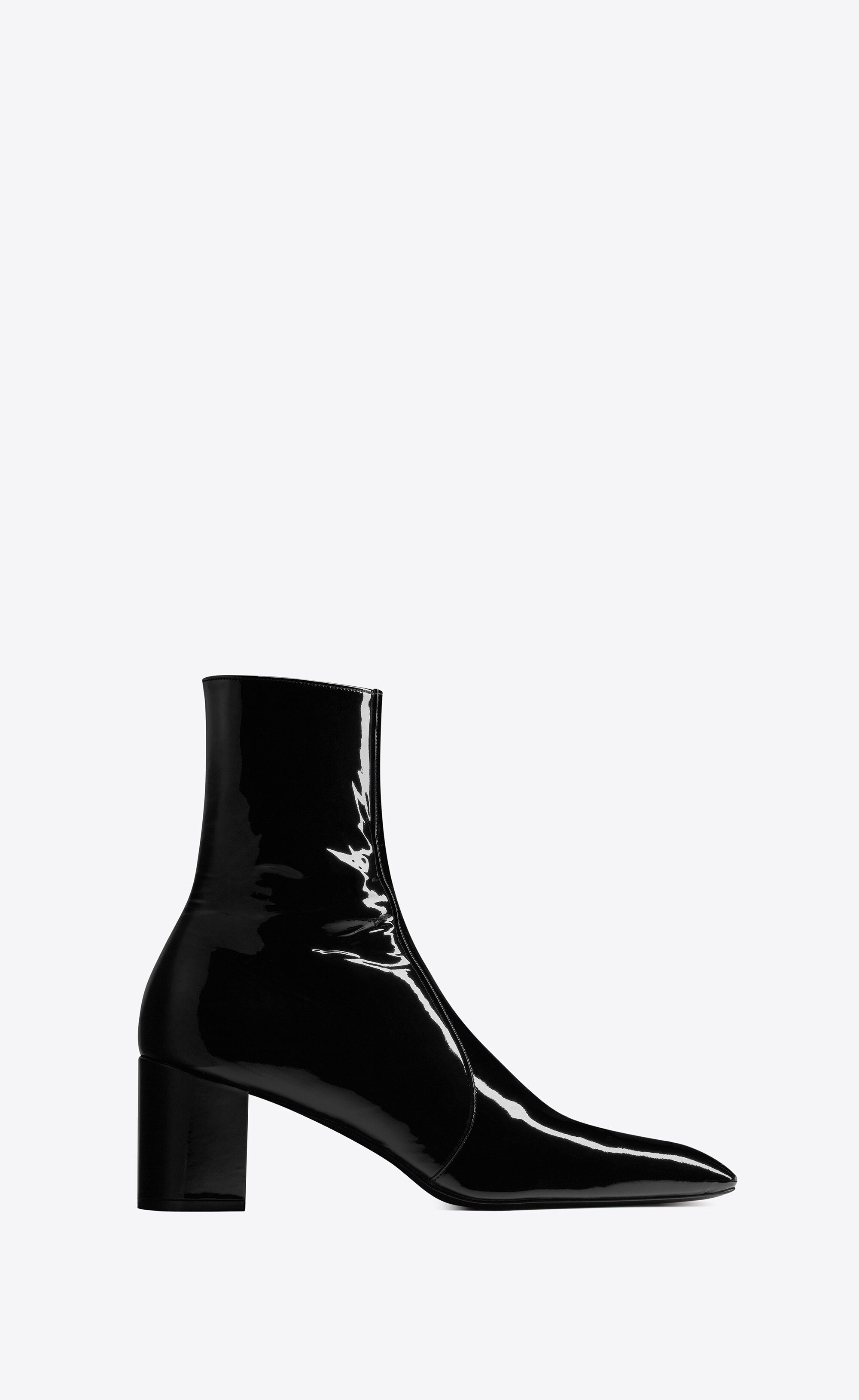 xiv zipped boots in patent leather - 1