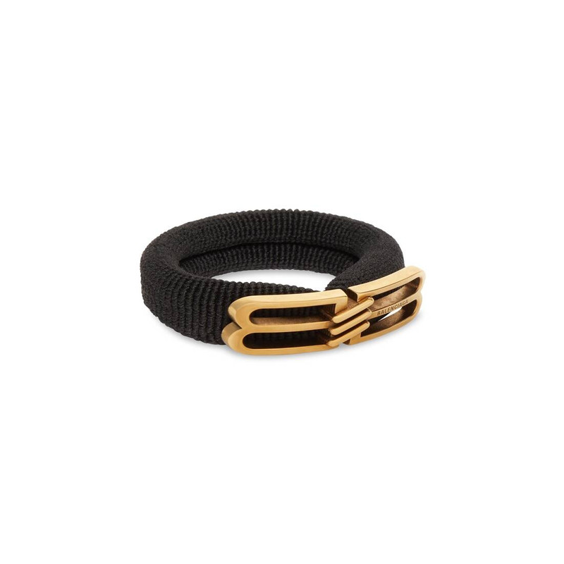 BALENCIAGA Women's Bb Icon Hair Tie  in Black outlook