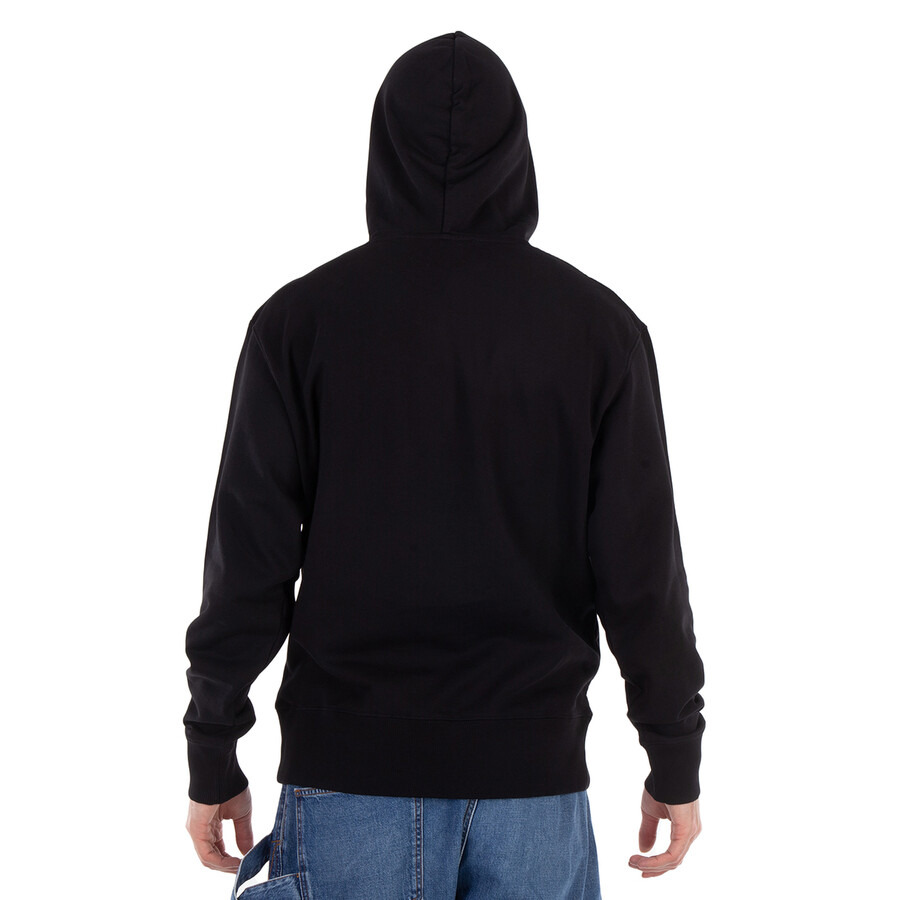 JW Anderson Canary Embroidered Cotton Drawstring Hoodie - 4